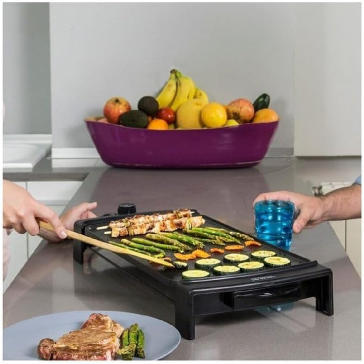 Cecotec Black&Water 2500 Elektrische Grillplatte, 2150 W, hohe Leistung, Daikin-Beschichtung, spülma