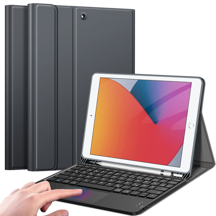 Fintie Tastatur Hülle für iPad (9. / 8. und 7. Generation - 2021/2020/2019), iPad 10.2 Hülle mit Tas