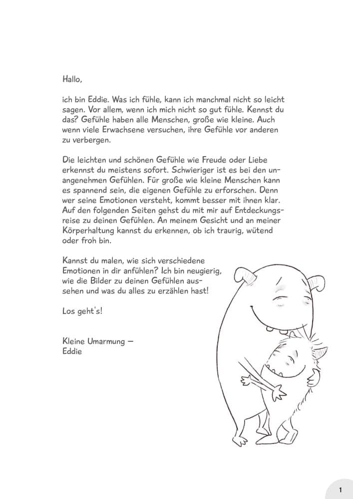 Mein Gefühle-Heft. Ausmalen, ausfüllen und Dampf ablassen mit Eddie: Für Kinder von 5 bis 10. Kreati