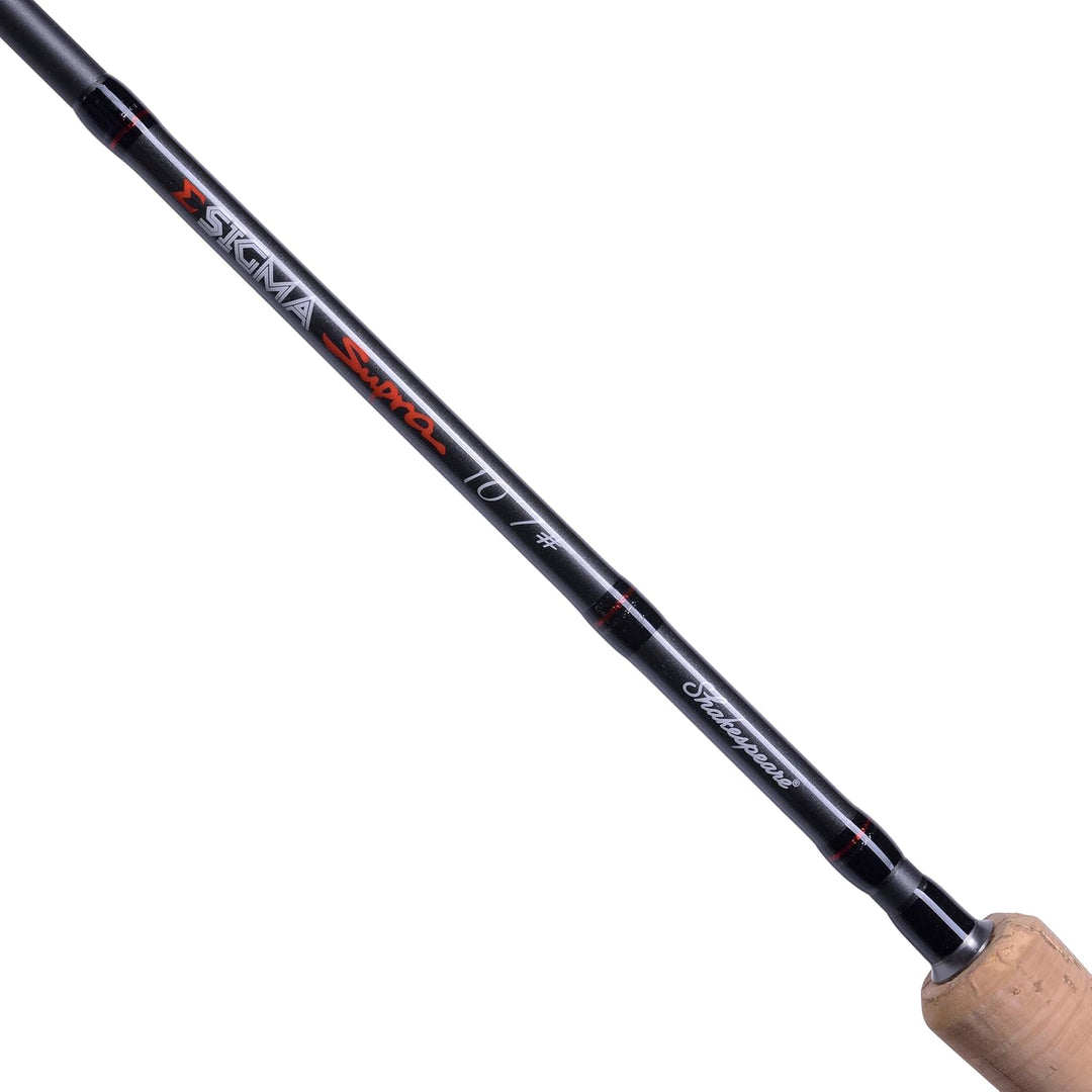 SHAKESPEARE Sigma Supra Fly 7# Rute-(4 Stück) 10 ft Dunkelgrau / Graphit, 10 ft Dunkelgrau / Graphit