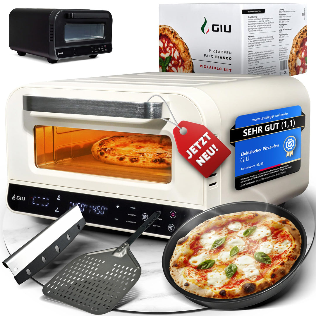GIU Elektrischer Pizzaofen - Starker Elektro-Ofen für neapolitanische Pizza | Backofen, Pizzaofen, e