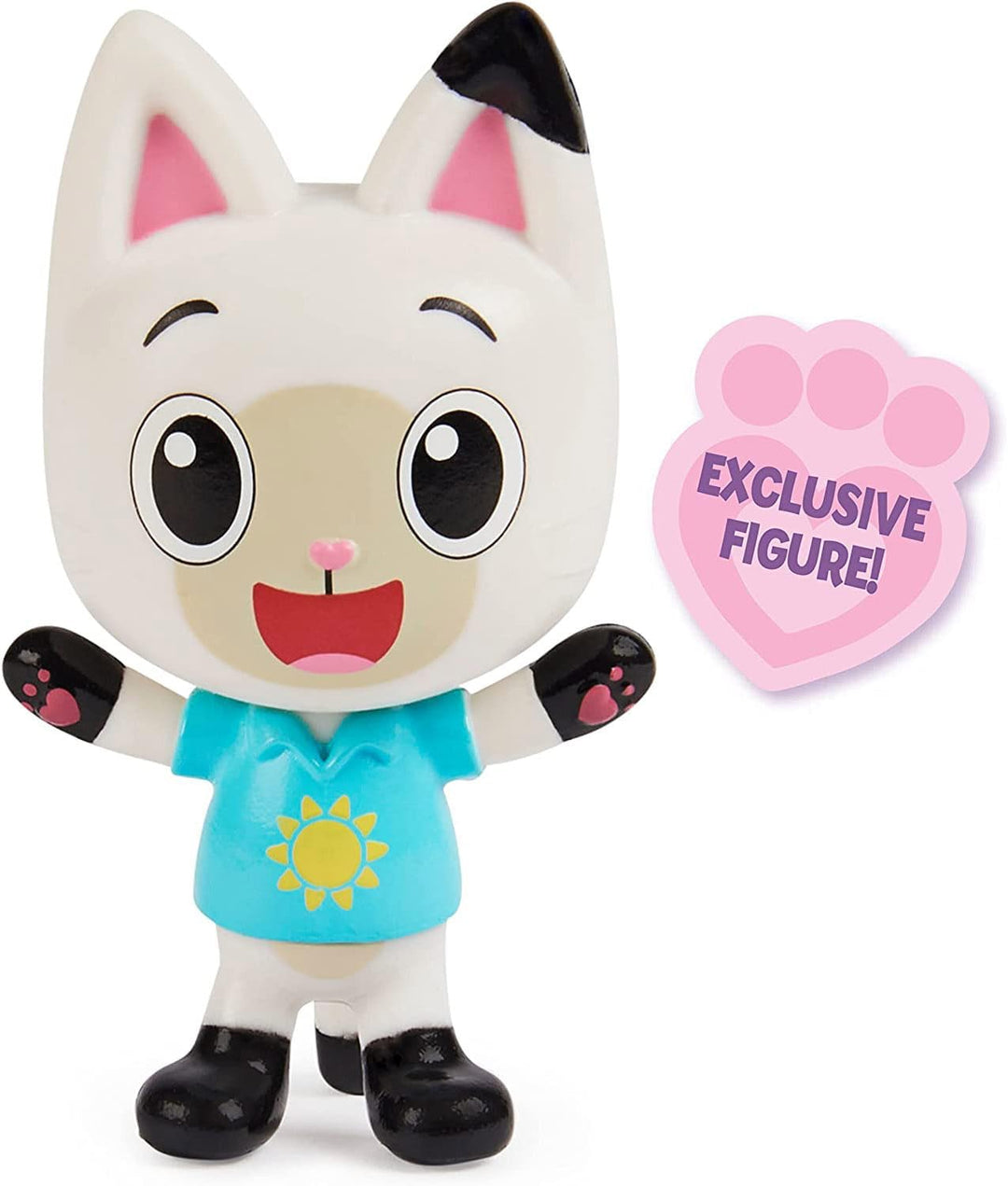 Gabby’s Dollhouse, Carlita-Spielzeugauto mit Pandy Paws-Sammelfigur, 2 Zubehörteilen und 1 Überrasch