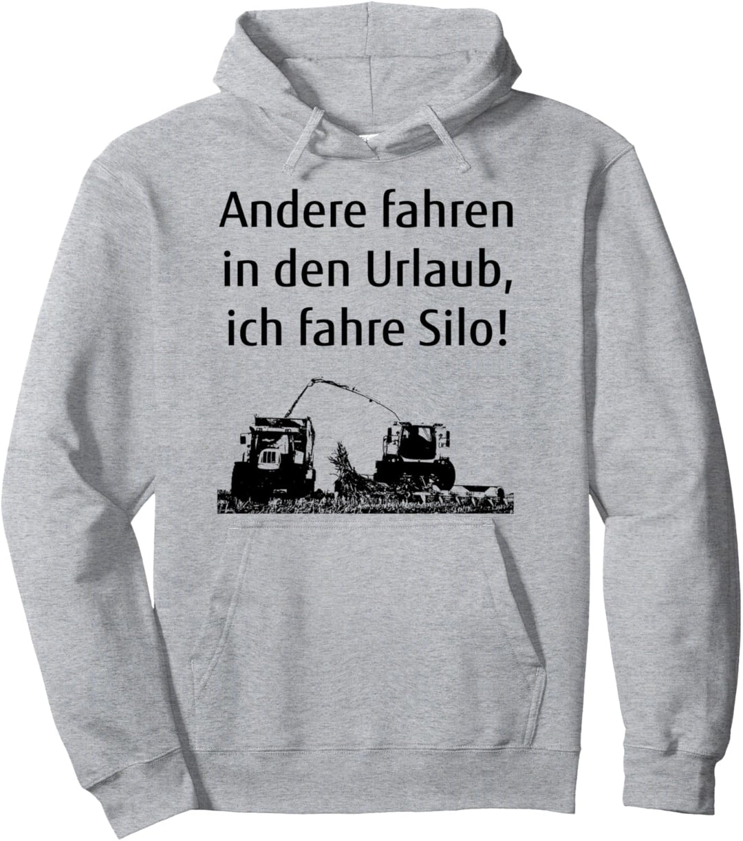 Silo fahren Landwirt Bauer Landwirtschaft Mais-Häcksler Pullover Hoodie
