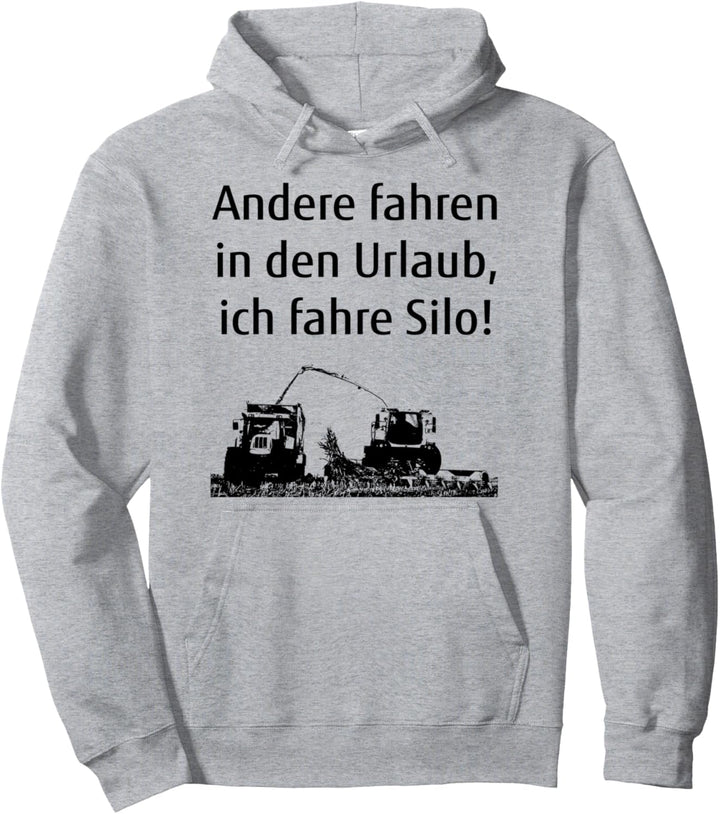 Silo fahren Landwirt Bauer Landwirtschaft Mais-Häcksler Pullover Hoodie