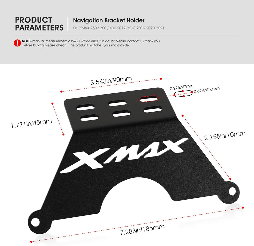 MOLONG Motorräder GPS Navigations Handyhalterhalterung Für X-MAX 250 Xmax 300 Xmax 400 2017-2021