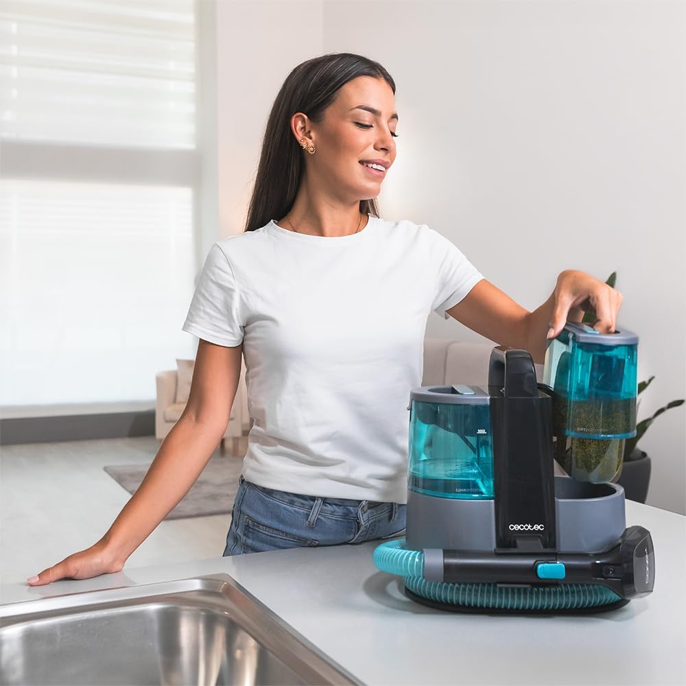 Cecotec Teppich- und Fleckenreiniger mit Kabel Conga 4000 Carpet&Spot Clean XL, 400 W, 2 Tanks für s