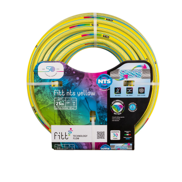 Fitt Yellow Wasserschlauch NTS New, Gelb, 19 mm x 25 Mt mm 19 x 25 mt Gelb, mm 19 x 25 mt Gelb