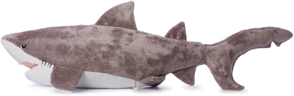 WWF Plüschtier Weisser Hai (109cm), besonders Flauschige und lebensechte Plüschtierkollektion des WW