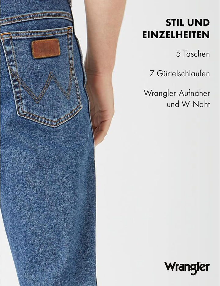 Wrangler Herren Jeans Texas 28W / 32L Stonewash, 28W / 32L Stonewash