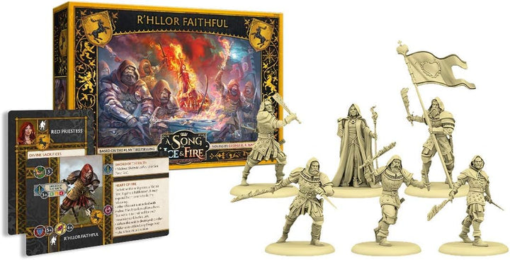 Cool Mini or Not - A Song of Ice and Fire: R'hllor Faithful - Miniature Game Baratheon R'hllor Faith