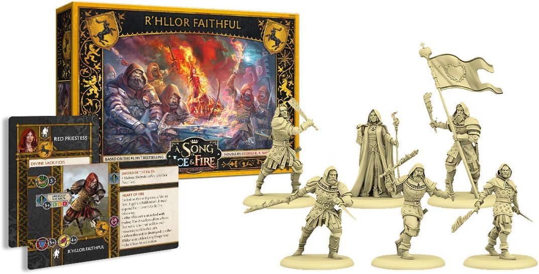 Cool Mini or Not - A Song of Ice and Fire: R'hllor Faithful - Miniature Game Baratheon R'hllor Faith