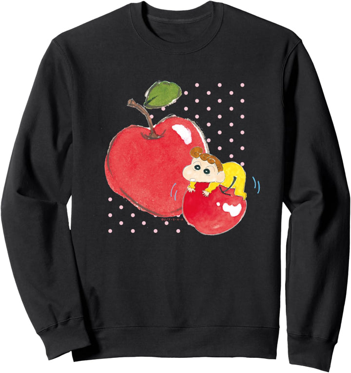 Crayon Shin-chan Himawari and cherries Sweatshirt