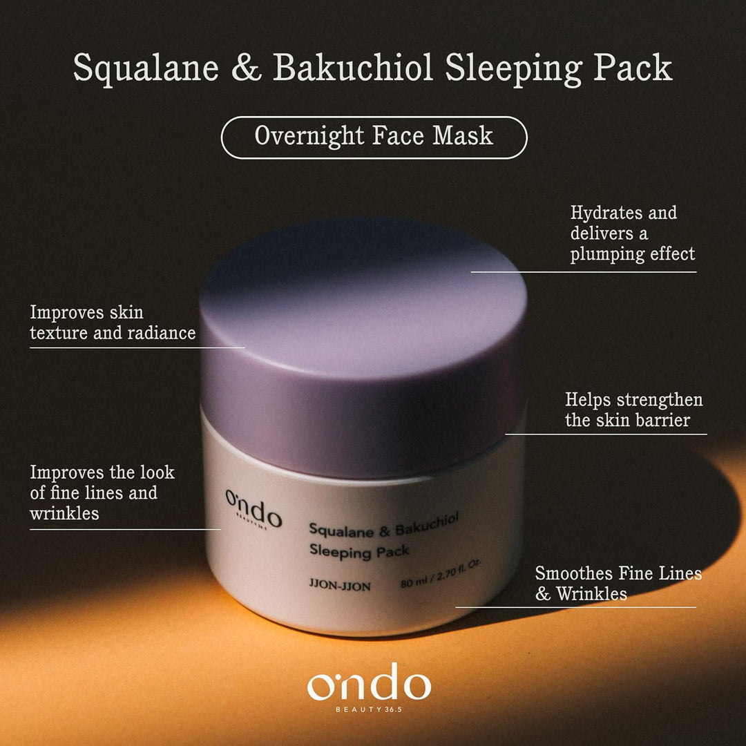 SQUALANE & BAKUCHIOL Sleeping Pack JJON-JJON