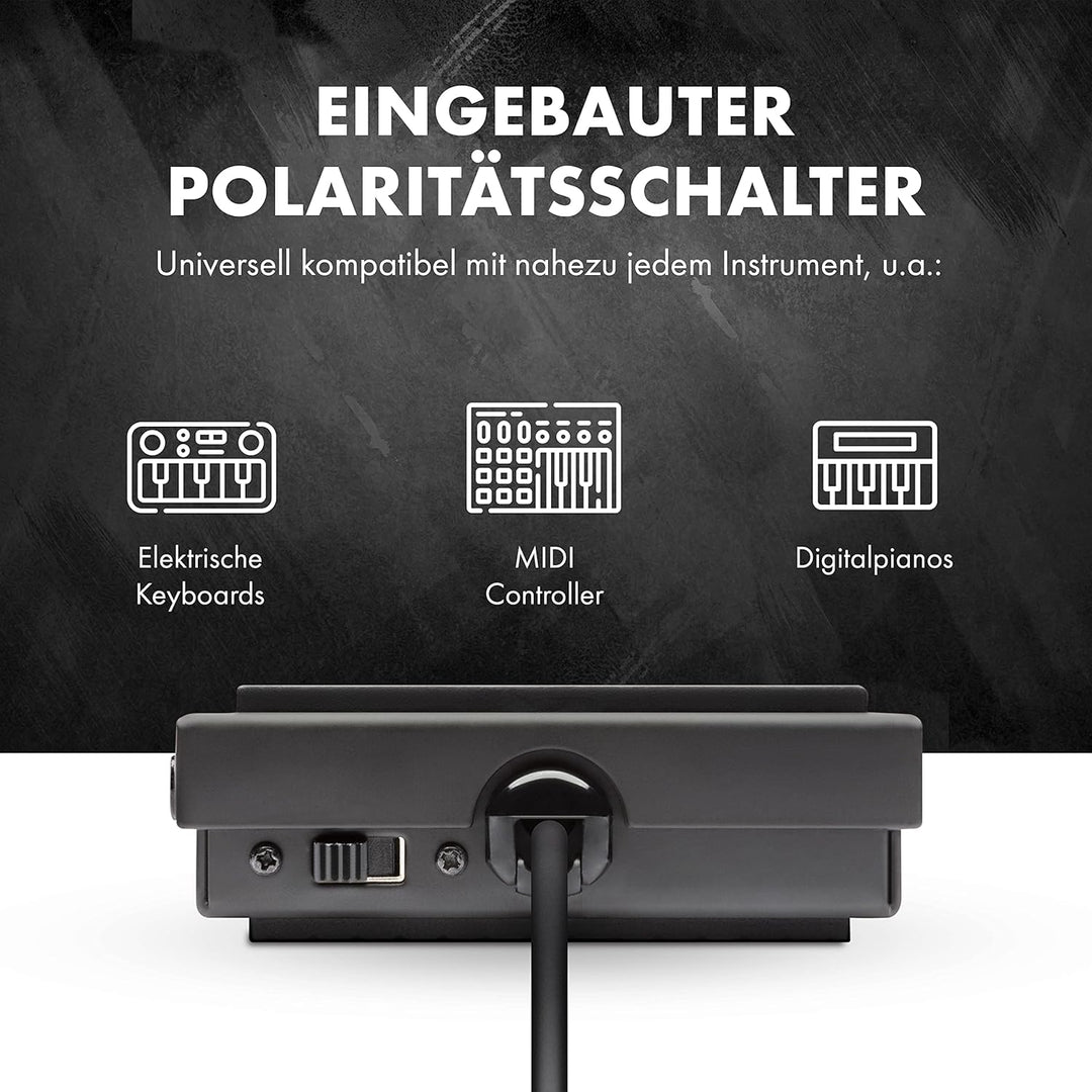 M-Audio SP-1 - Universal Sustain Pedal / Dämpferpedal für Keyboards, Schwarz, SP-1