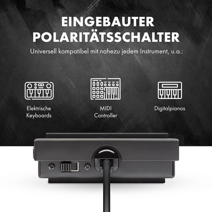 M-Audio SP-1 - Universal Sustain Pedal / Dämpferpedal für Keyboards, Schwarz, SP-1
