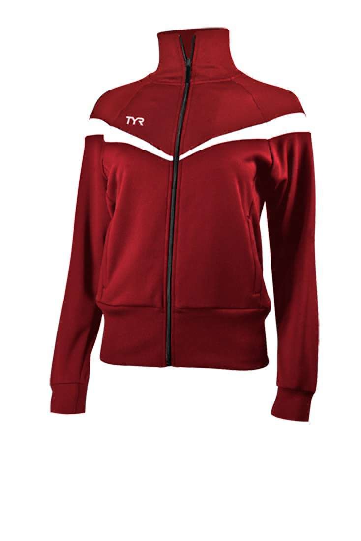 TYR Damen Freestyle Aufwärmjacke - Erwachsene Rot XL, Rot XL
