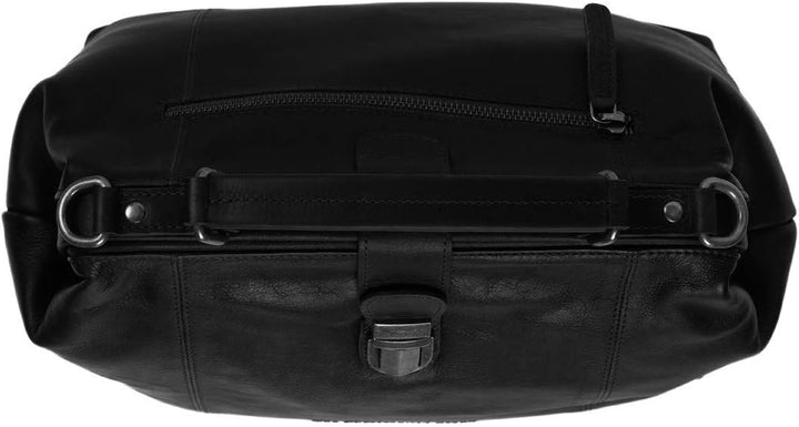 The Chesterfield Brand Shaun - Umhängetasche Leder 32 cm Schwarz, Schwarz