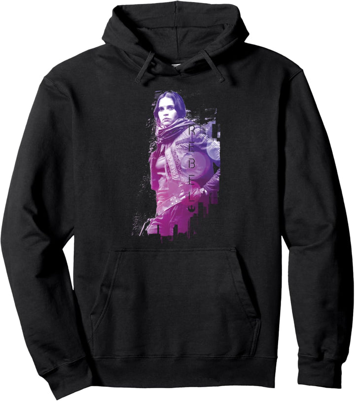 Star Wars Rogue One Jyn Rebel Stance Pullover Hoodie