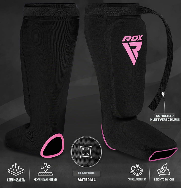 RDX Schienbeinschoner Kickboxen, Schienbeinschützer Thaiboxen Kampfsport Muay Thai MMA Spannschützer