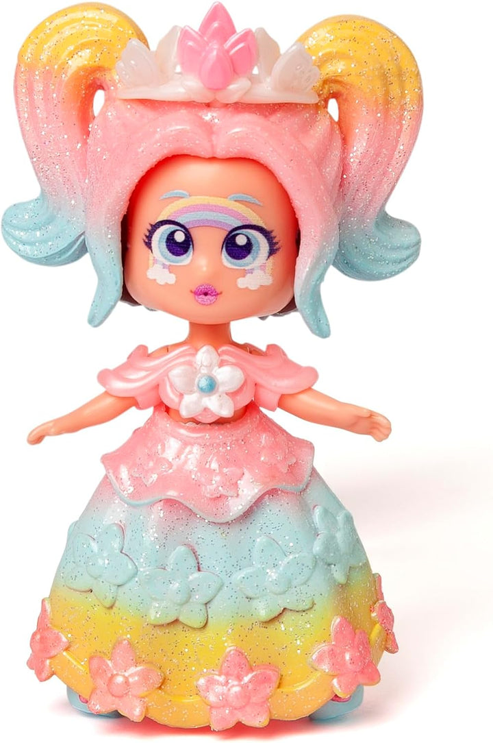 KOOKYLOOS Fairytale Mix & Match Rainbow - 3-in-1 Fantasy-Puppe, enthält 1 Puppe, 1 Prinzessinnen-Kos