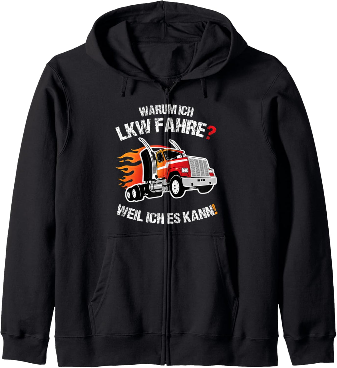 LKW Fahrer Brummi Kraftfahrer Namensschild LKW Zubehör Kapuzenjacke