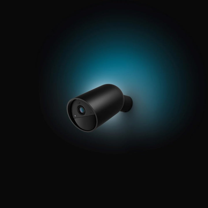 Philips Hue Secure batteriebetriebene Smart 1080p Home Sicherheitskamera, für drinnen oder draussen,