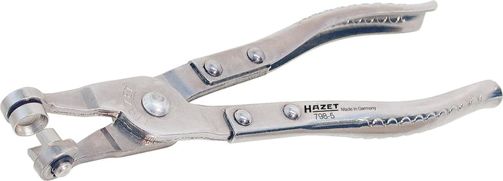 HAZET Schlauchschellen-Zange 798-5 | Länge: 210 mm, Spannbereich: 6 – 40 mm | Für Federbandschellen