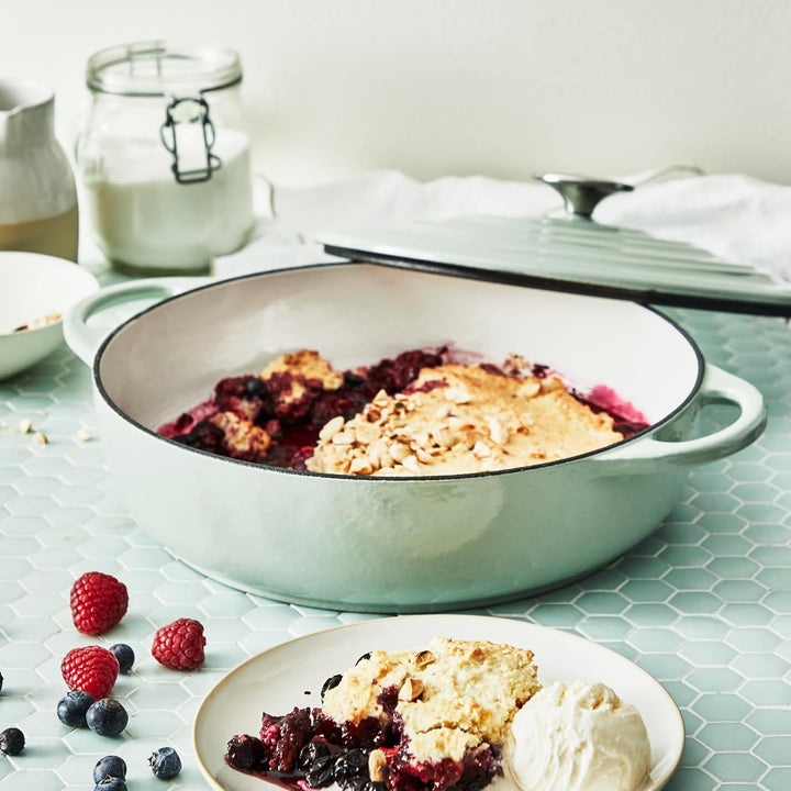 Tefal E25872 LOV Servierpfanne 28 cm | wiedergewonnenes Gusseisen | optimale Wärmespeicherung | für