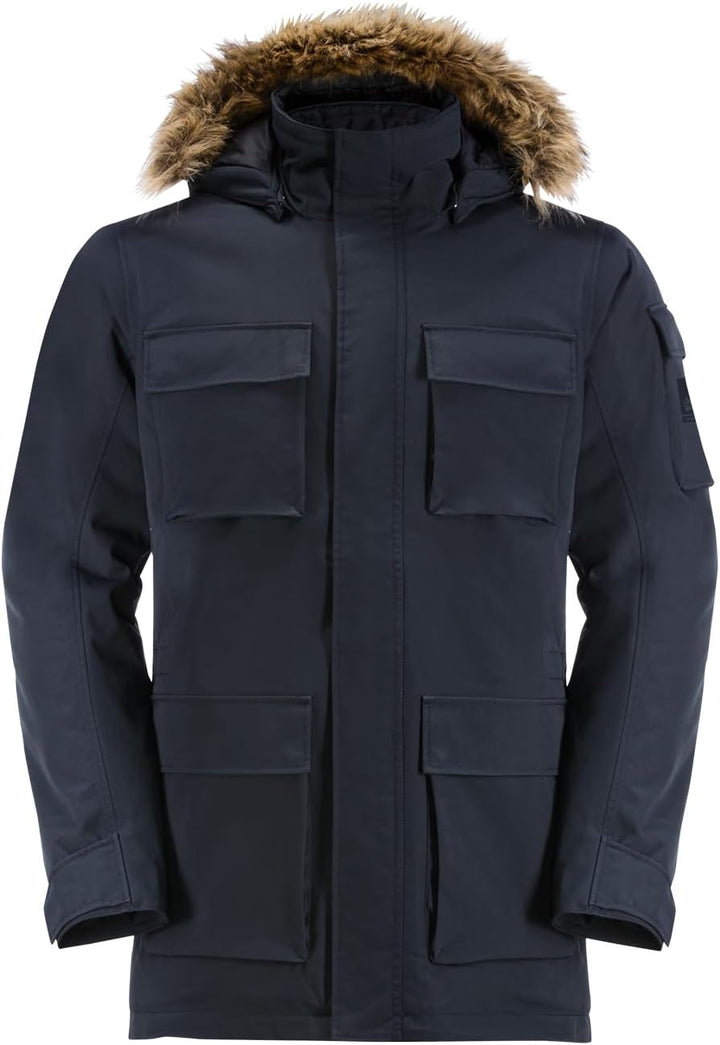 Jack Wolfskin Herren Glacier Canyon Parka Parka L night blue, L night blue