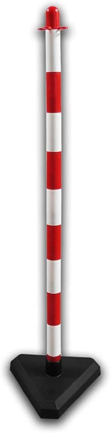 Moravia Kettenständer-Set Guarda rot-weiss (Kettenständer, Kunststoffkette, Verbindungsglieder, Einh