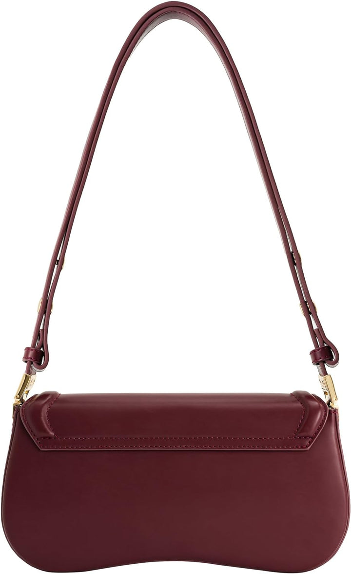 JW PEI Damen Joy Schultertasche Deep Claret, Deep Claret