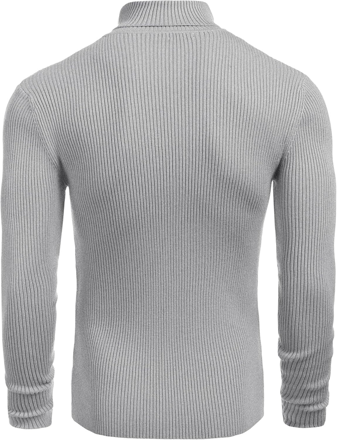 COOFANDY Herren Rollkragen Pullover Langarmshirt Feinstrick Sweater Rollkragen Freizeit Slim fit Bas