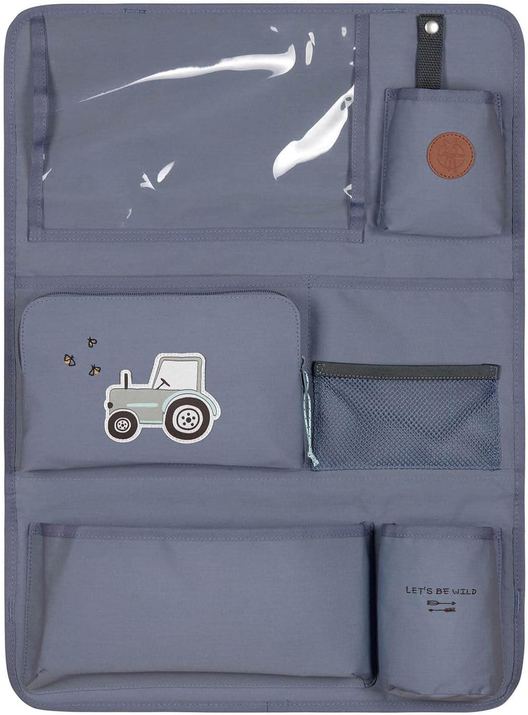 LÄSSIG Autoorganizer Autorücksitzorganizer Rücksitztasche für Auto zum Hängen zusammenklappbar 55 cm