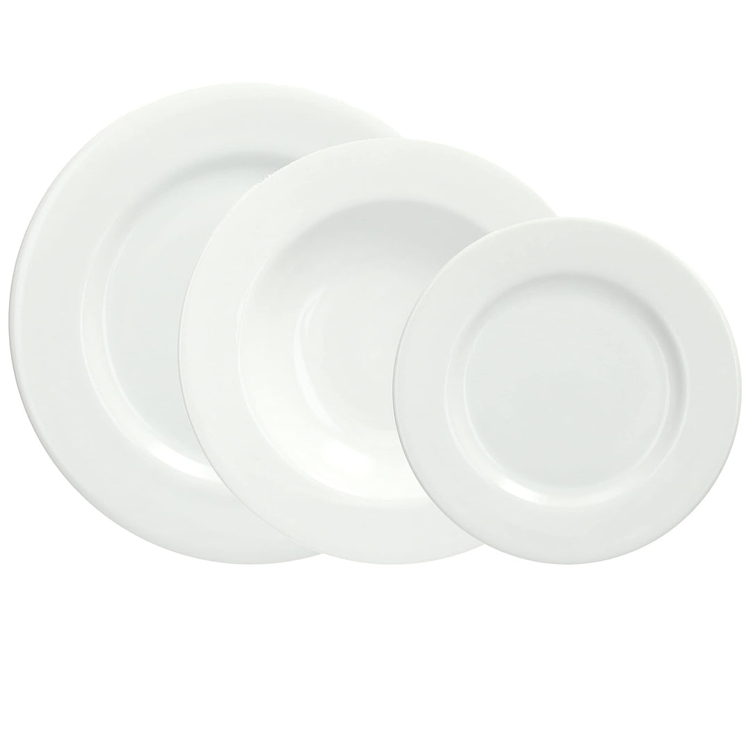 Tognana Ambiente, Tafelservice für 6 Personen, 18-teilig, Porzellan, Weiss