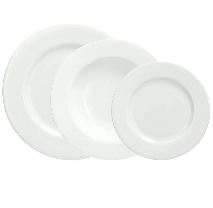 Tognana Ambiente, Tafelservice für 6 Personen, 18-teilig, Porzellan, Weiss