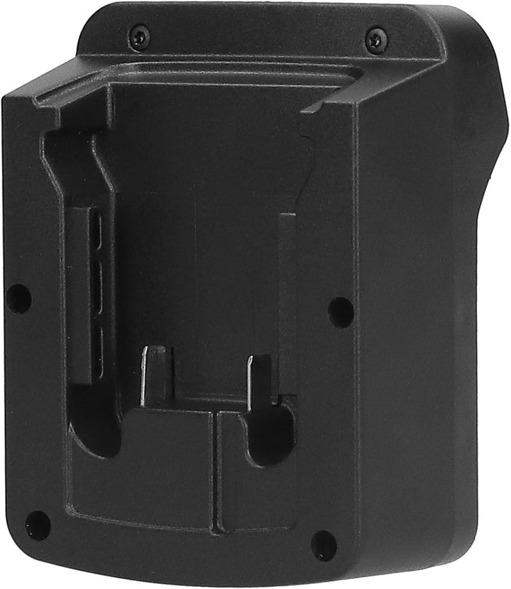 Akkuadapter Schwarz Zum Umrüsten von Milwaukee 18V M18 Akku auf Metabo 18V Lithium Akku