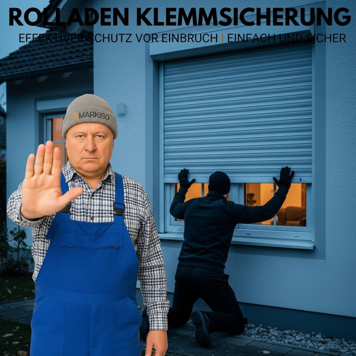 Klemmsicherung Rollladen Einbruchschutz für das Fenster, genial &amp; einfach Sie erhalten 20 Stück (10