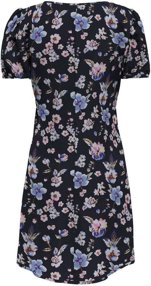 ONLY Kleid Onlnova Life S/S Lucy Dress AOP PTM S Sky Captain, S Sky Captain