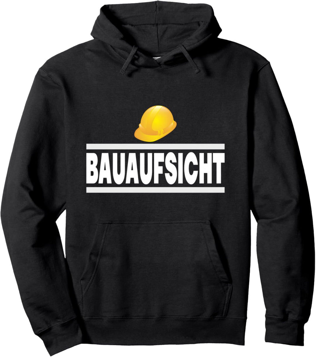 Bauaufsicht Bauleiter Bauherr Handwerker Baustelle Helm Pullover Hoodie