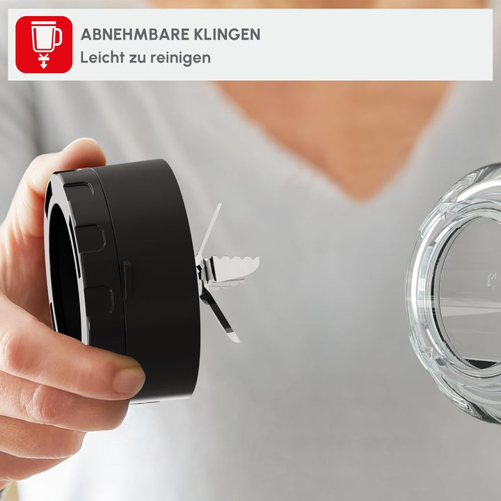 Tefal PerfectMix+ Hochgeschwindigkeits-Standmixer, 3 automatische Programme, Powelix-Klingentechnolo