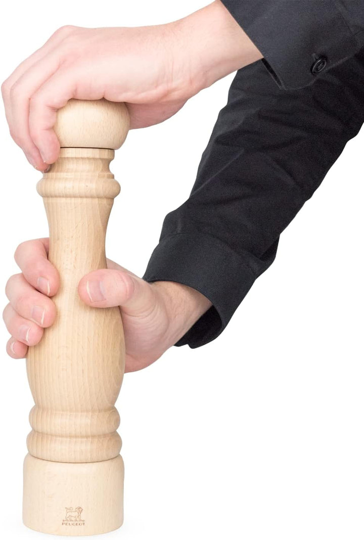 Peugeot Paris Manuelle Salzmühle, Klassische Mahlgradeinstellung, Höhe: 30 cm, Holz, Natur, 0870430/