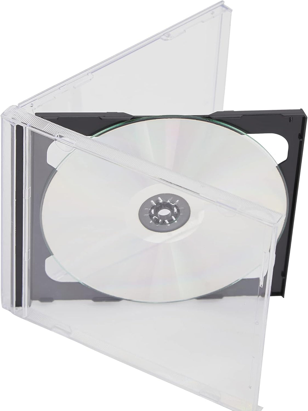 Dragon Trading Doppel-Disc-Hüllen mit schwarzem Fach für 2 CDs / DVDs / Blu-Ray-Discs. Doppelte schw