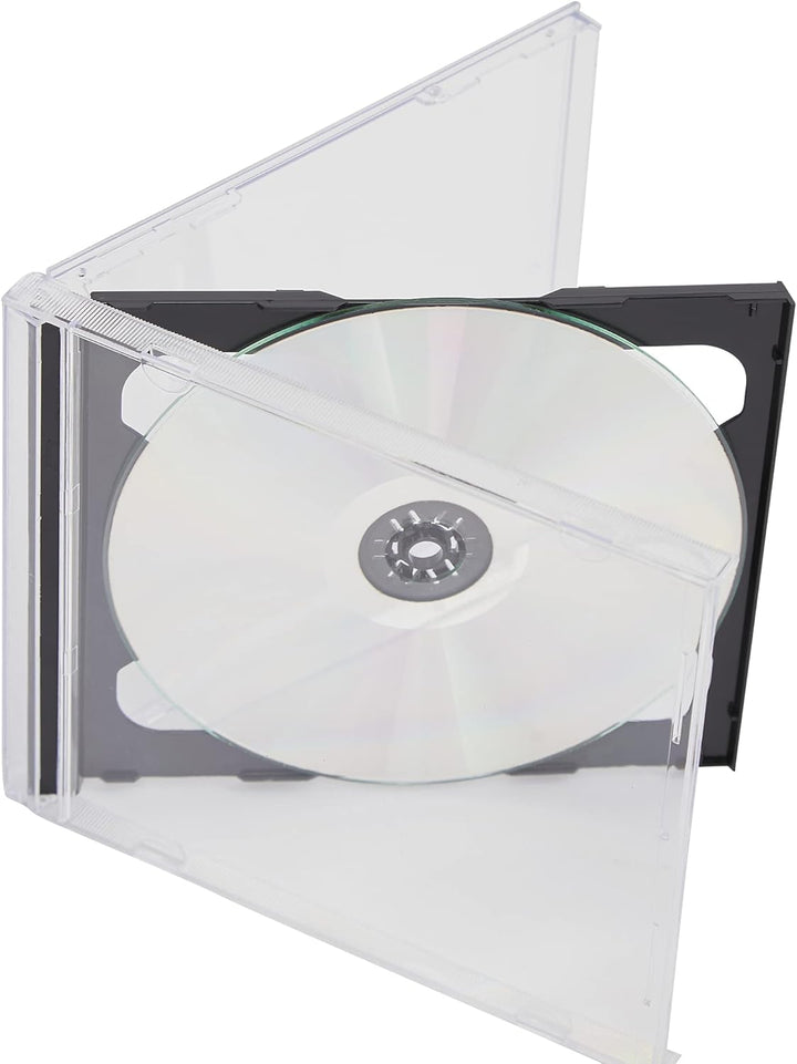 Dragon Trading Doppel-Disc-Hüllen mit schwarzem Fach für 2 CDs / DVDs / Blu-Ray-Discs. Doppelte schw