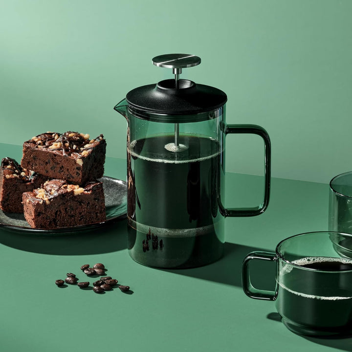 AdHoc MC80 French-Press-Kaffeebereiter Impact | 600 ml | Mundgeblasenes Borosilikatglas & Edelstahlf