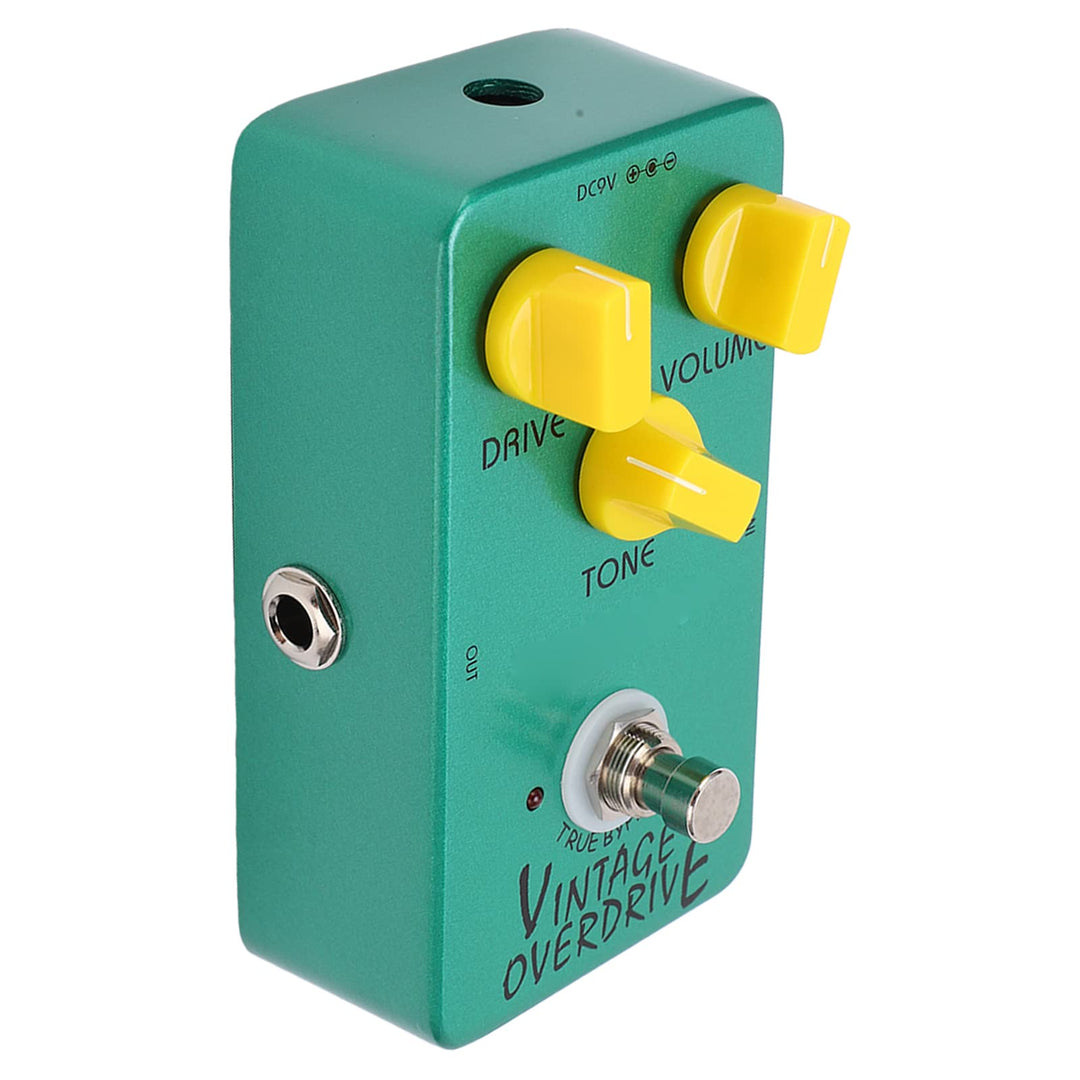 Vintage Overdrive-Pedal, sanfter sanfter glatter Klang klassische Röhren-Screamer-Pedale Metall für