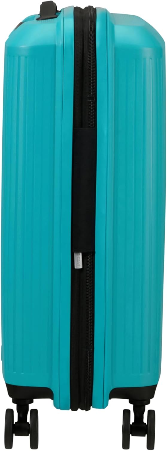 American Tourister Aerostep - Spinner S, Erweiterbarer Handgepäck, 55 cm, 36/40 L, Türkis (Turquoise