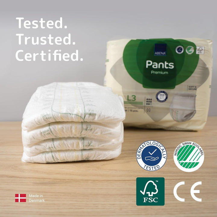 Abena Windeln L3, 6 Packungen – 90 Windeln
