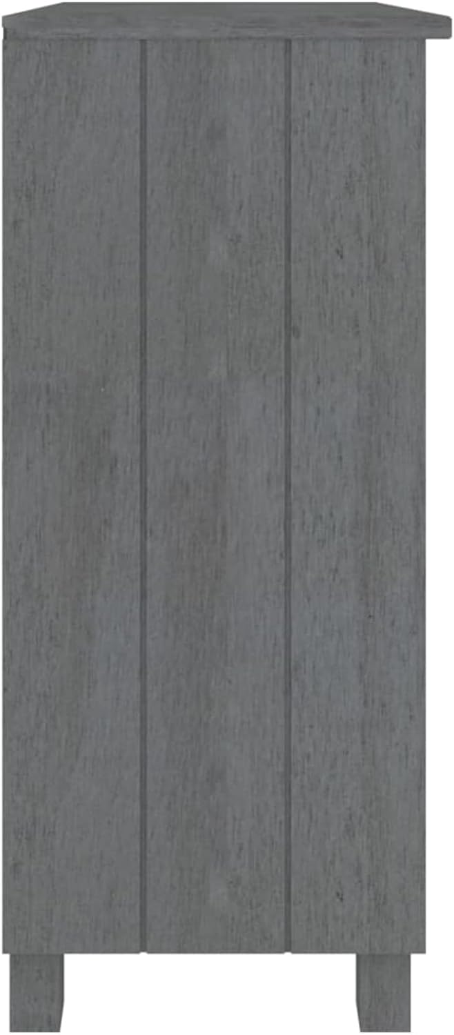Gecheer Sideboard Kommode mit 2 Ablagen Beistellschrank Flurschrank Bücherschrank Mehrzweckschrank M