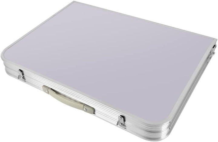 Klappbarer Campingtisch mit 2 verstellbaren Höhen (37/67 cm), Aluminium-Klapptisch, tragbarer Campin