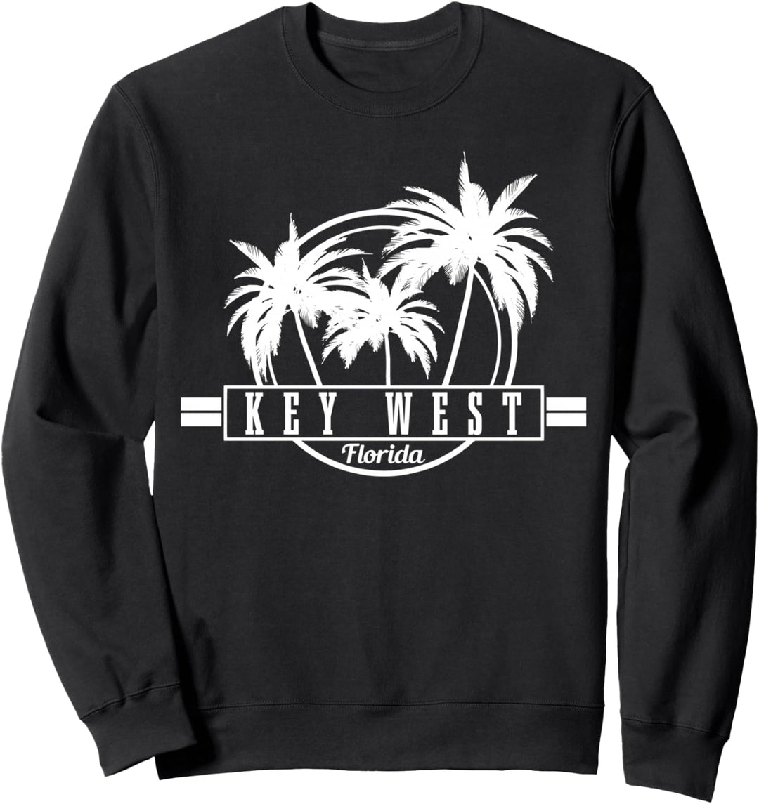 Key West Florida Palme, Vintage-Geschenk Sweatshirt